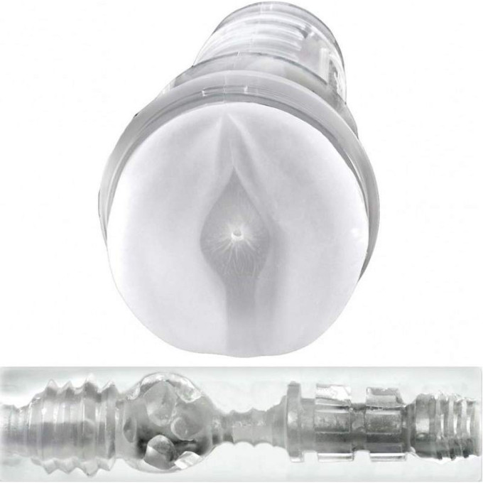 Мастурбатор FLESHLIGHT CRYSTAL ICE, анус, прозрачный 19020